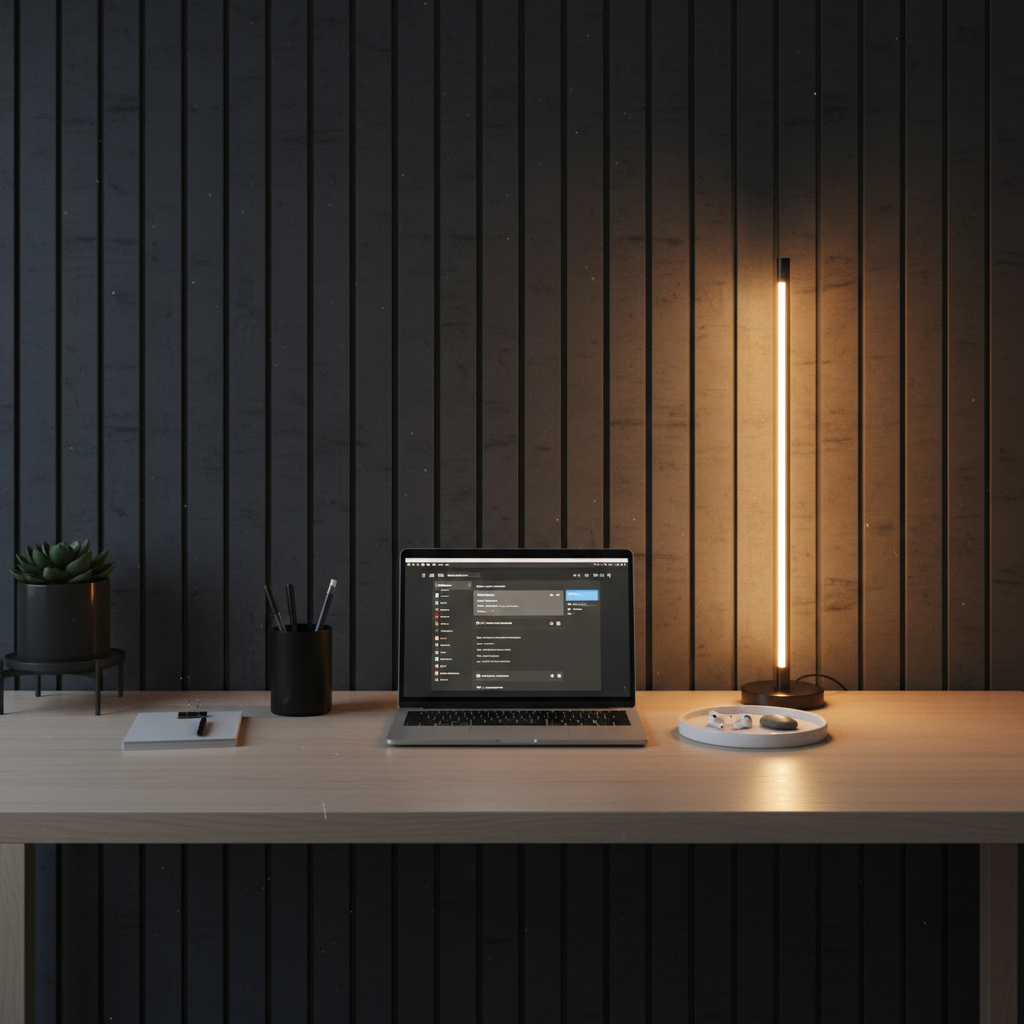 Target audience: teens and college students who love gaming productivity, and TikTok room setups. Catergory focus on room transformation and setup essentials.
desired astetic: Dark minimalist, futuristic, cozy late-night vibe, clean layouts, and premium modern visuals